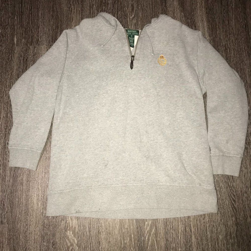 Grey Ralph Lauren Woman's Hoodie/Sweatshirt.